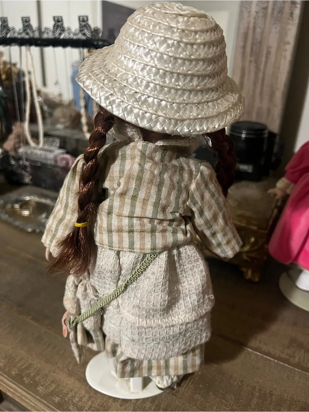 Vintage 12” Porcelain Collector Doll.